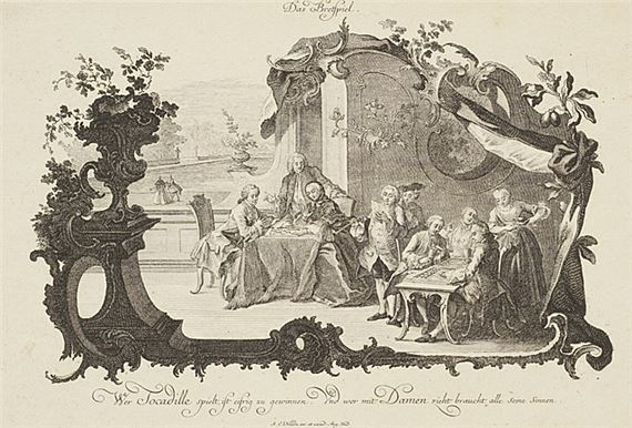 Das Bretspiel by Johann Esaias Nilson, circa 1770