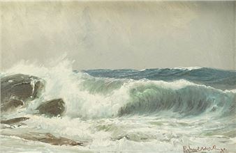 Meeresbrandung - Karl Rowedder - Ruge