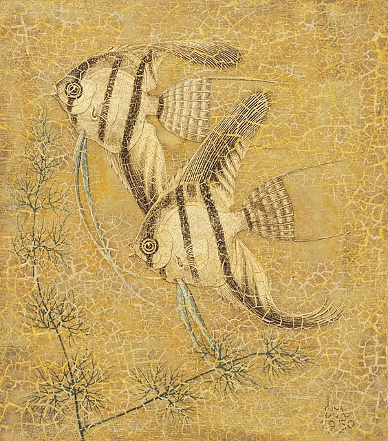 Artwork by Ernst Meyer, Fische