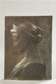 Profile of a woman - Vasos Falireas