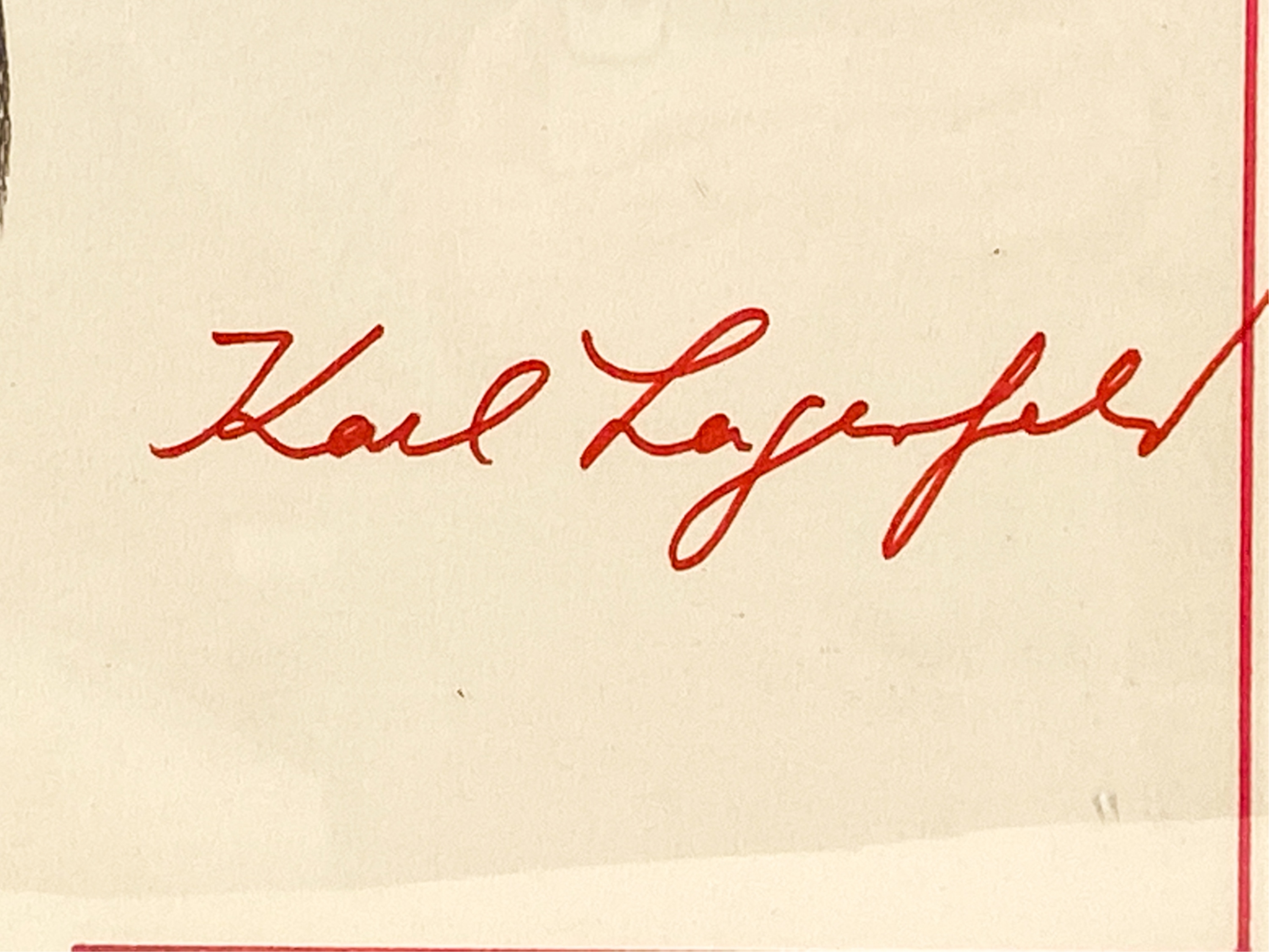 Karl Lagerfeld | KARL LAGERFELD ORIGINAL DRAWING 1981 (1981) | MutualArt