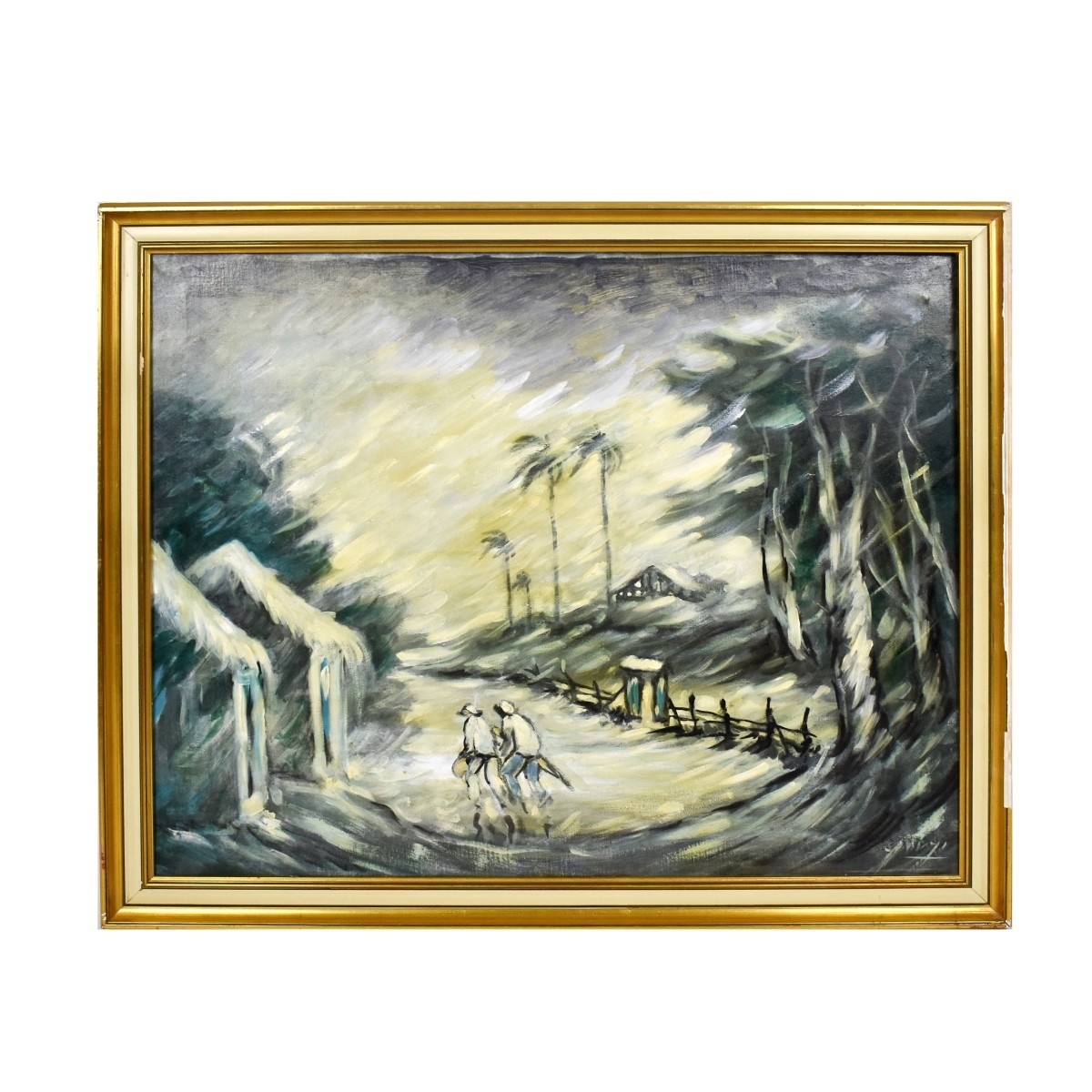 Yoryi Morel Village Scene MutualArt