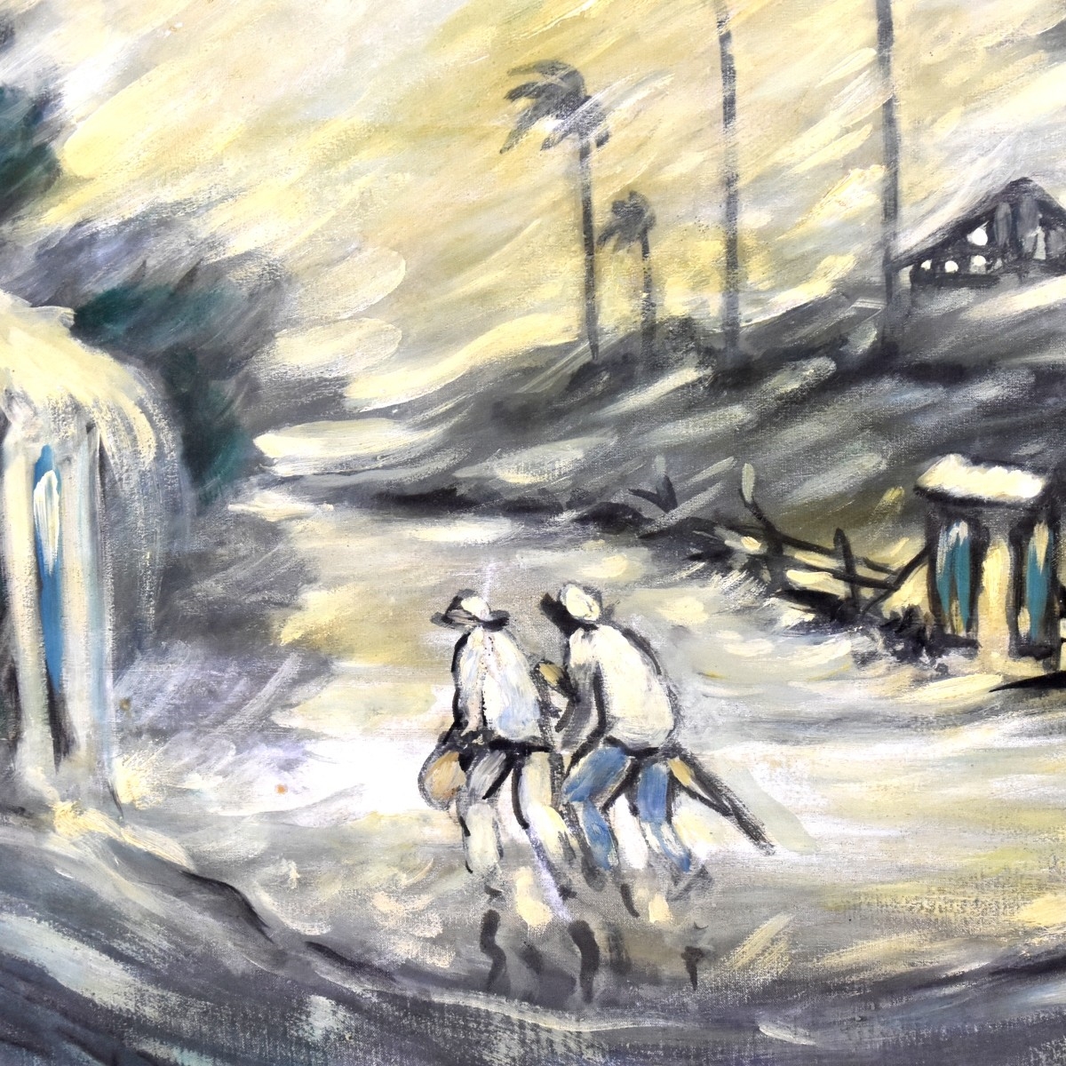 Yoryi Morel Village Scene MutualArt