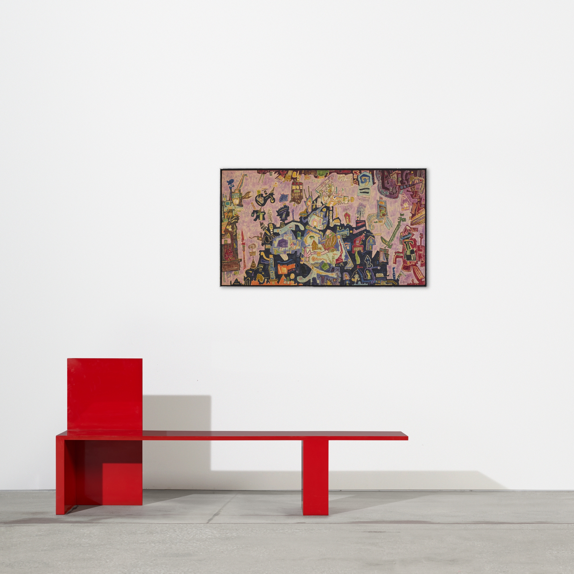 Artwork by Ynez Johnston, Untitled, Made of oil on canvas mounted to paperboard