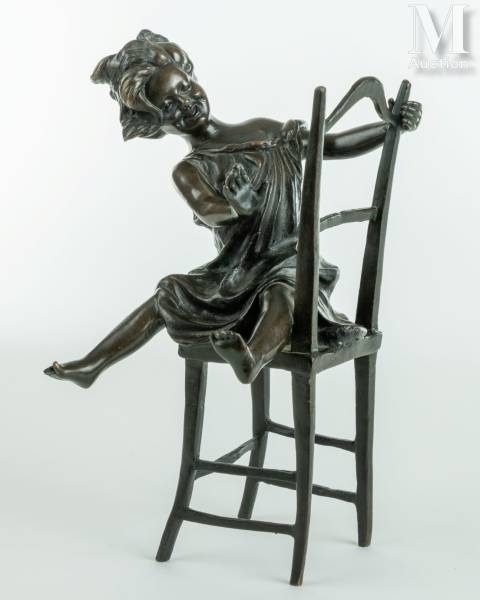 Jeune fille à la chaise by Frans Iffland