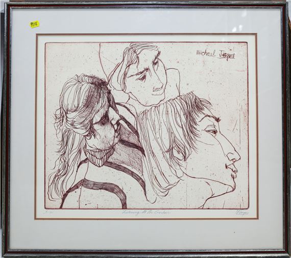 Listening at the Gardner by Donald Sexauer, 1975