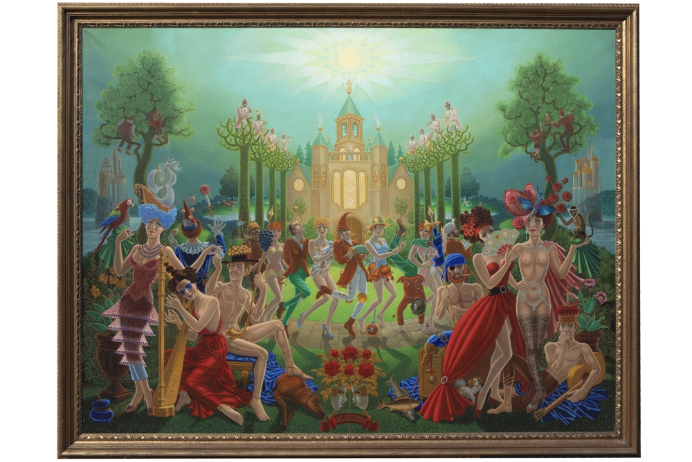 Artwork by Pascal Van Den Steen, Laus stultitiae, Made of oil on canvas