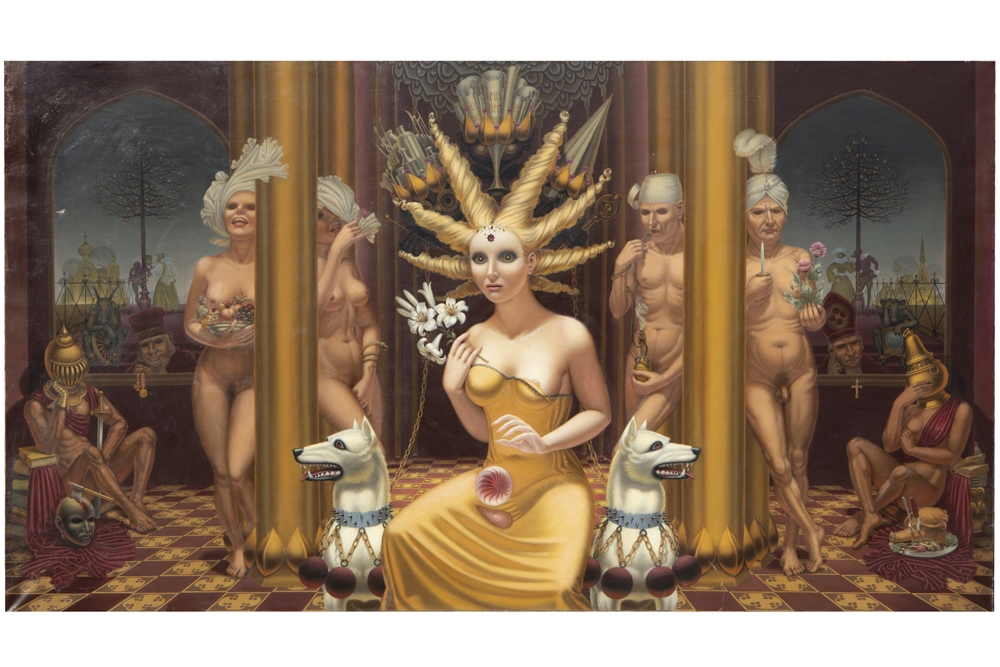 Artwork by Pascal Van Den Steen, Psycho-analyse, Made of oil on canvas