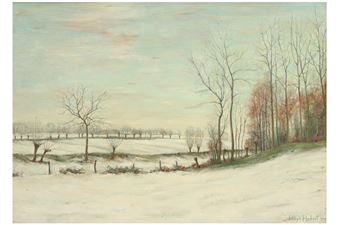 Sneeuwlandschap - Hubert Huys