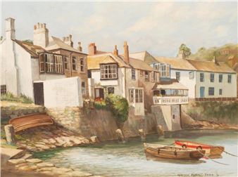The Lobster Pot, Mousehole/signed and dated Marsden Prophet FRSA '70; titled verso - Marsden Prophet
