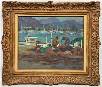 Reparando redes en Mallorca - Jordi Baget Ballester