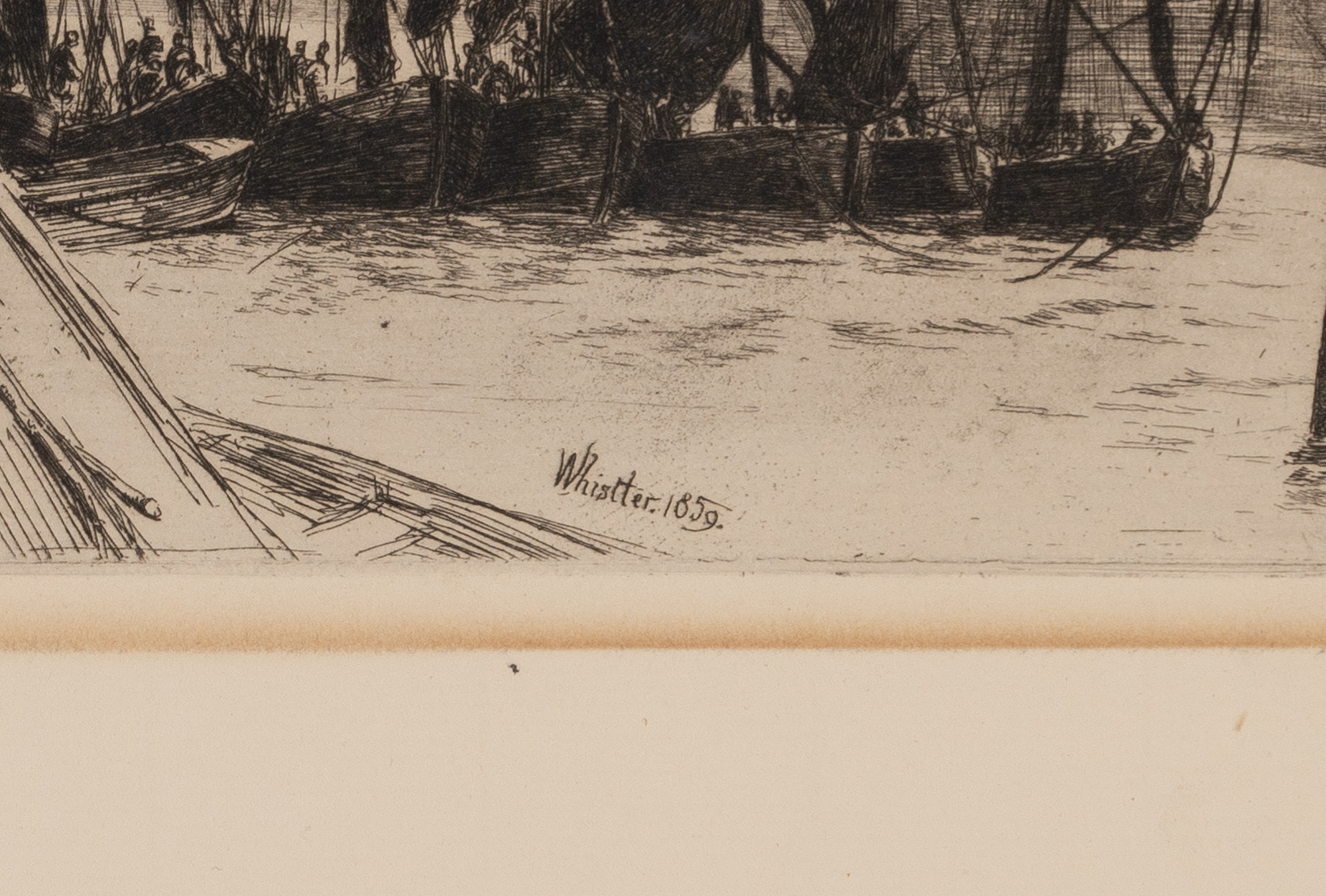 James Abbott McNeill Whistler UNSAFE TENEMENT; BILLINGSGATE (KENNEDY