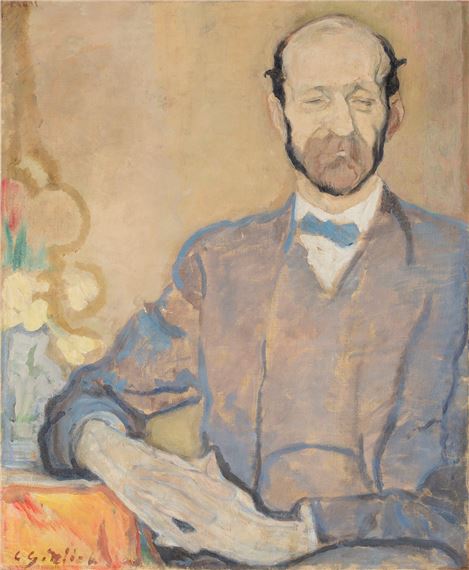 PORTRET PROFESORA GEORGES'A BOHNA by Leopold Gottlieb, 1910/1911