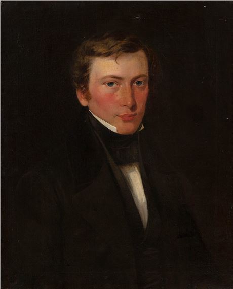 PORTRET MŁODEGO MĘŻCZYZNY by Alojzy Reichan, 1832
