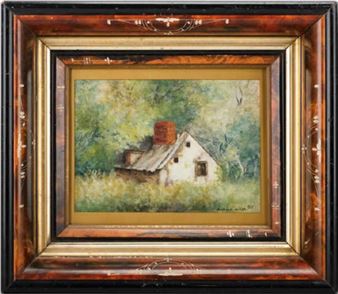 Watercolour Of Robert Lasalle's House - Aurora Dixon