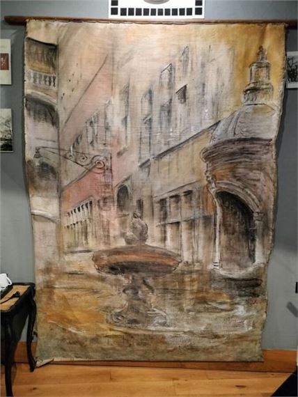 One representing a wooded landscape