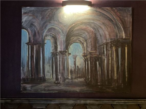 Lot of two views of Saint Mark's square by Herve Thibault