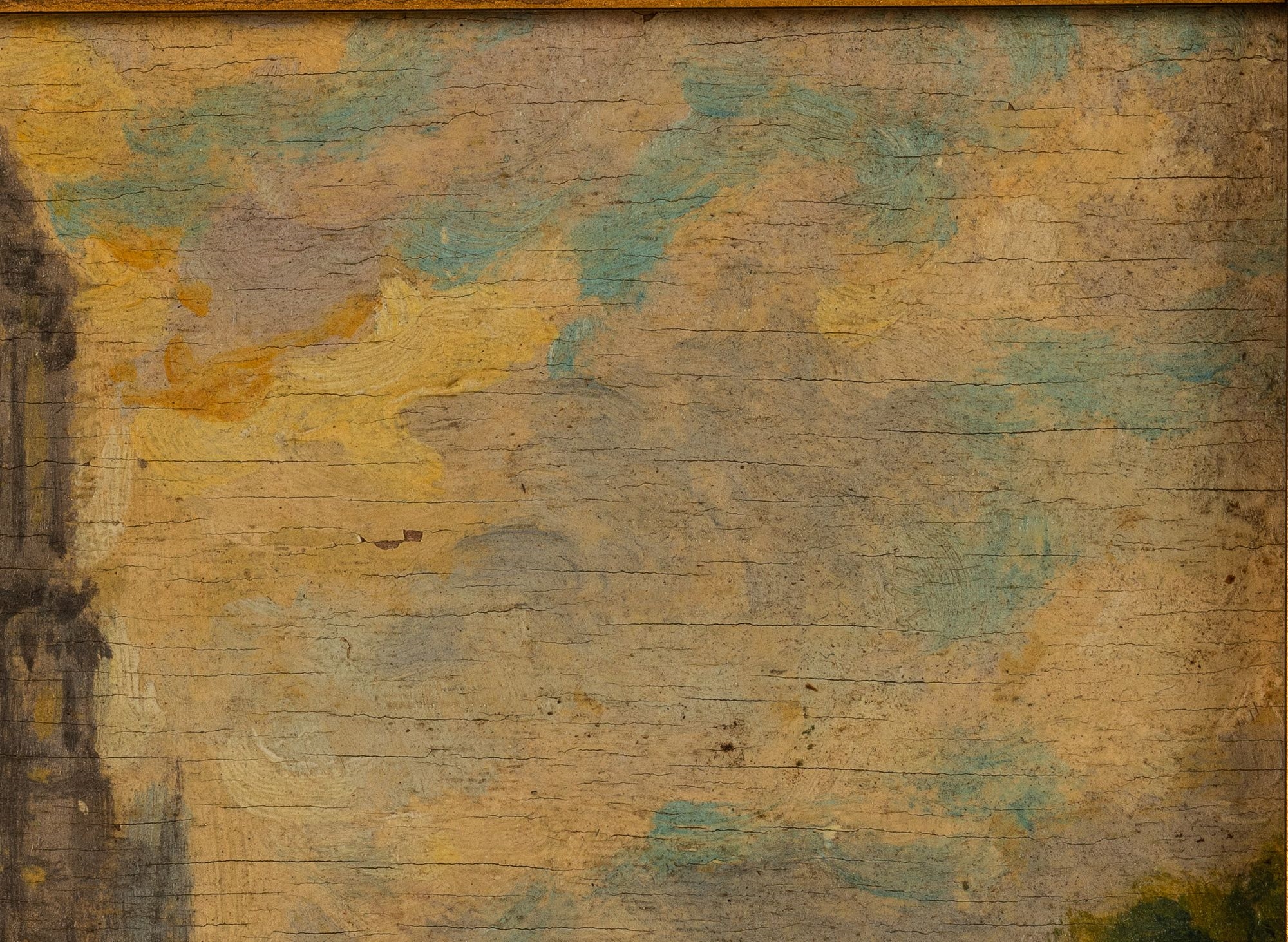 Artwork by J. Ramauge, Notre Dame, Made of Oil on Board