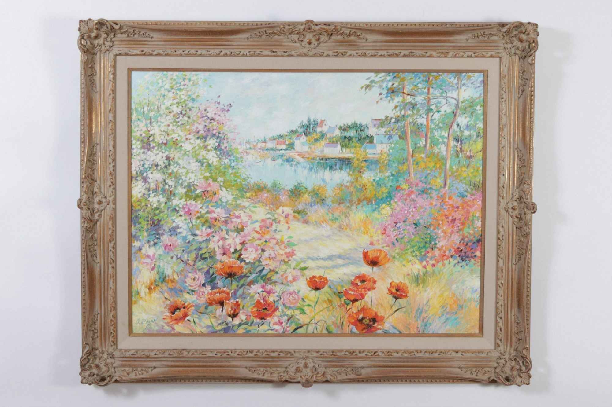 Artwork by Claude Rozan, Possibly Claude Rozan- Flowers in Bloom- O/C, Made of O/C