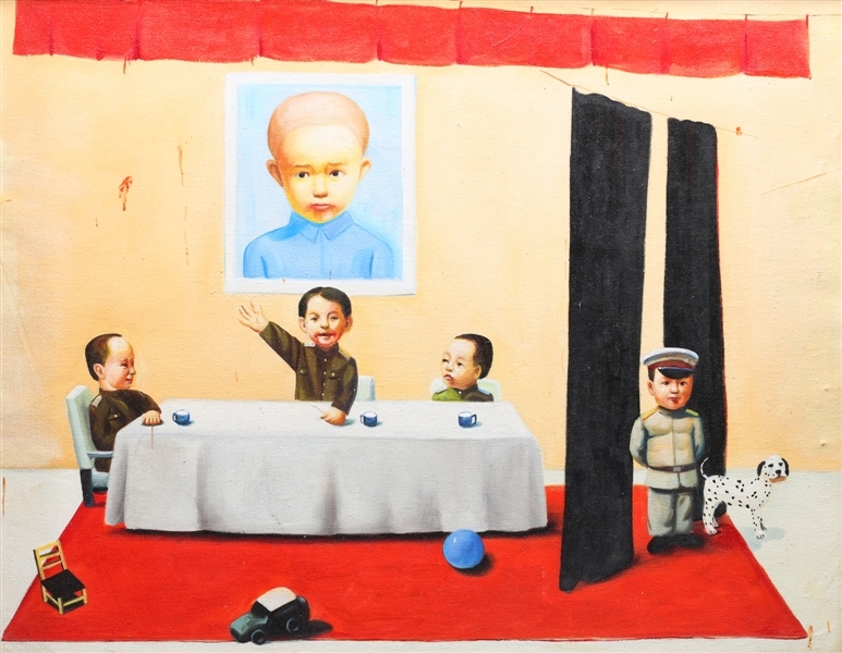 Children in Meeting - Tang Zhigang