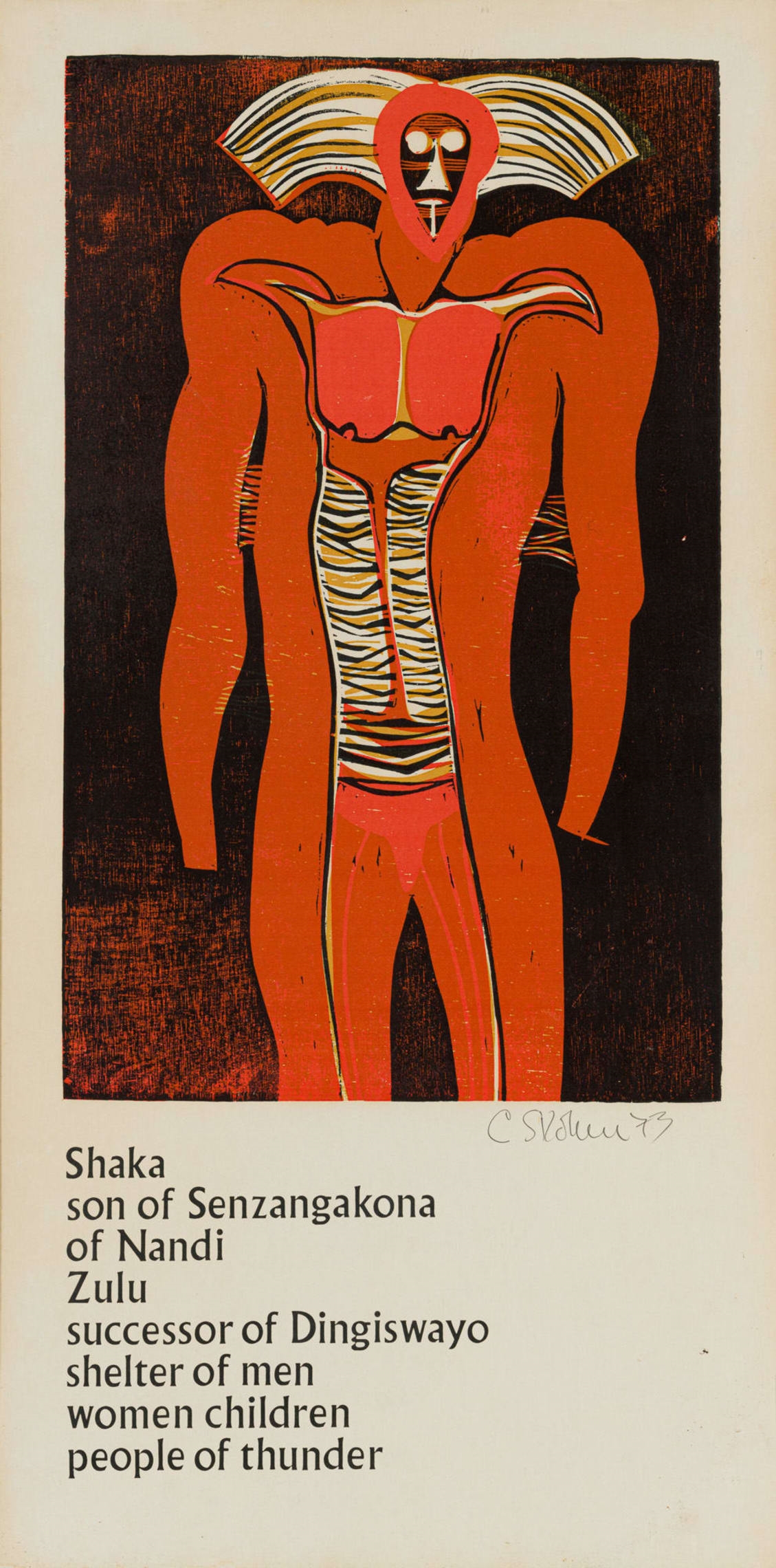 Shaka by Cecil Skotnes