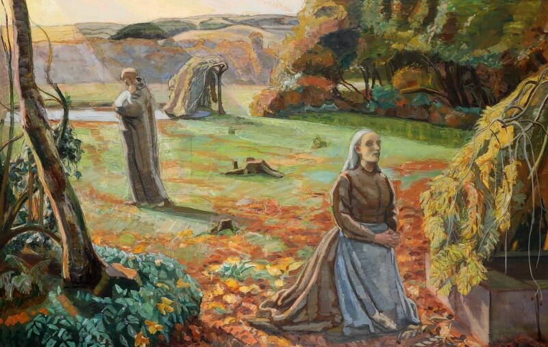 Fritz Syberg | Then Death carried away her child to the unknown land ...