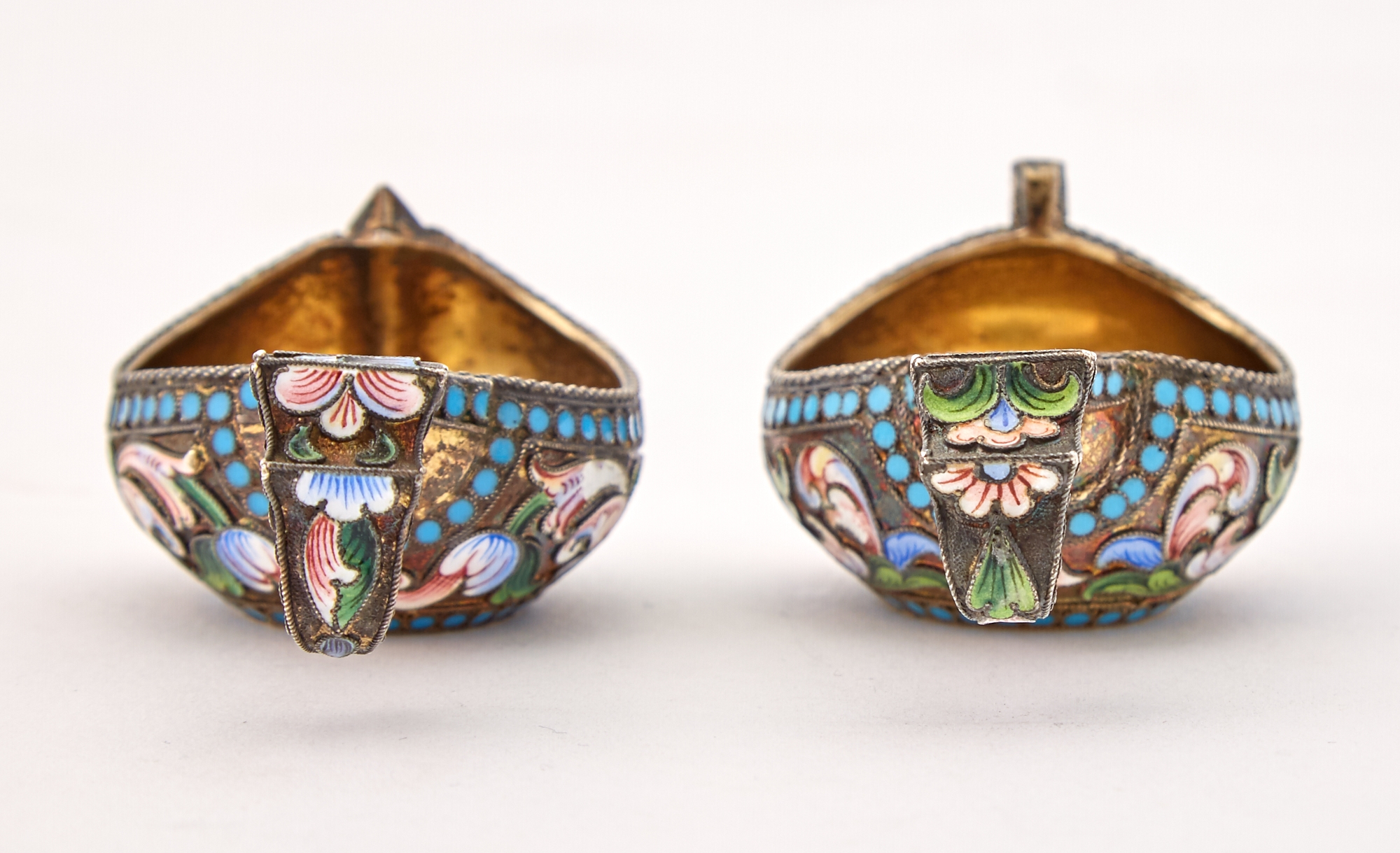 Artwork by Maria Semenova, Length 3 inches (7.6 cm)., Made of Silver Gilt and