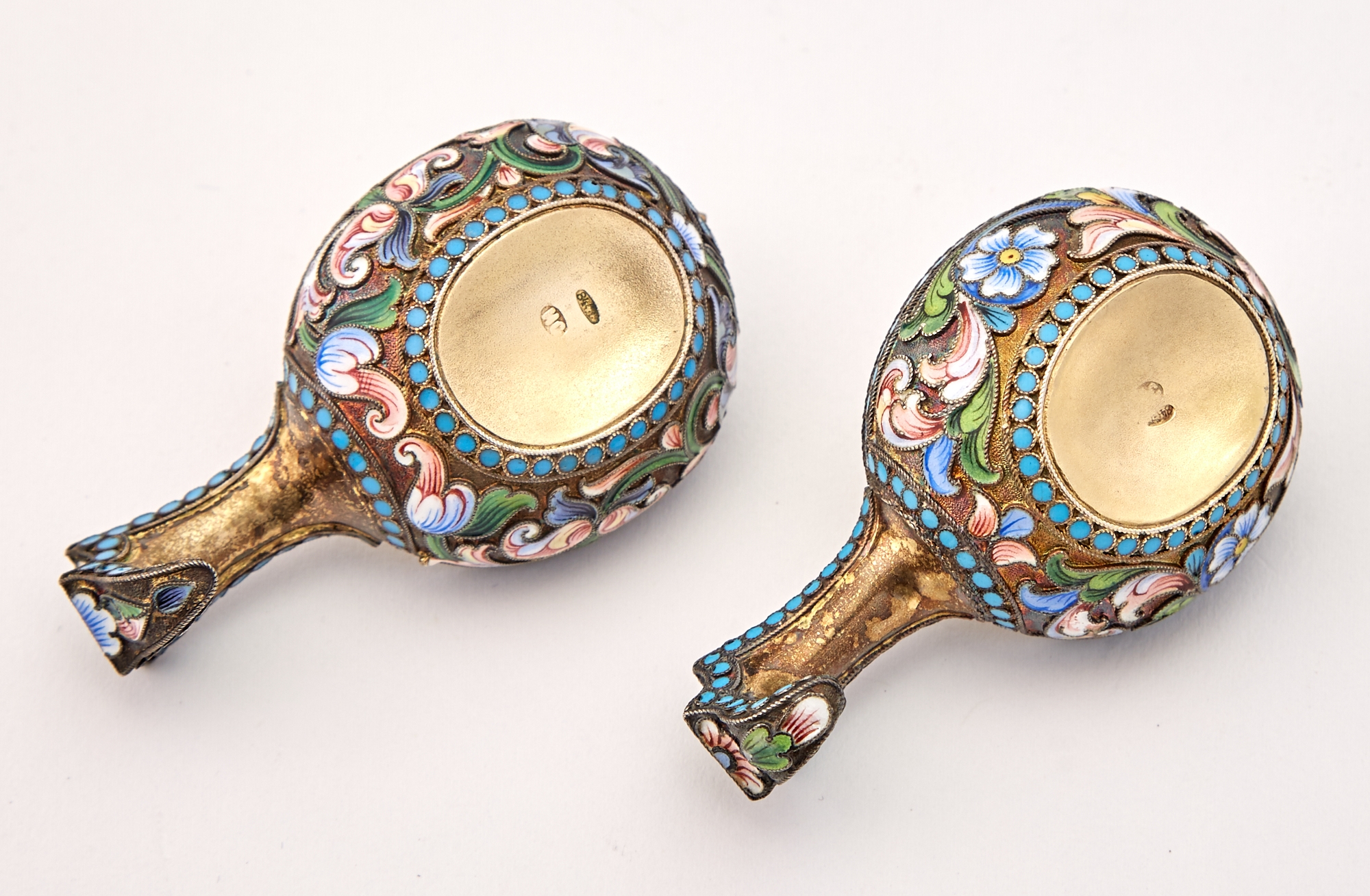 Artwork by Maria Semenova, Length 3 inches (7.6 cm)., Made of Silver Gilt and