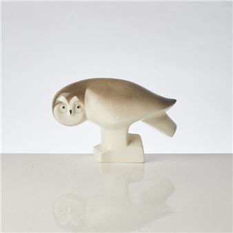 Skulptur, Arabia, för WWF, Uggla - Lillemor Mannerheim