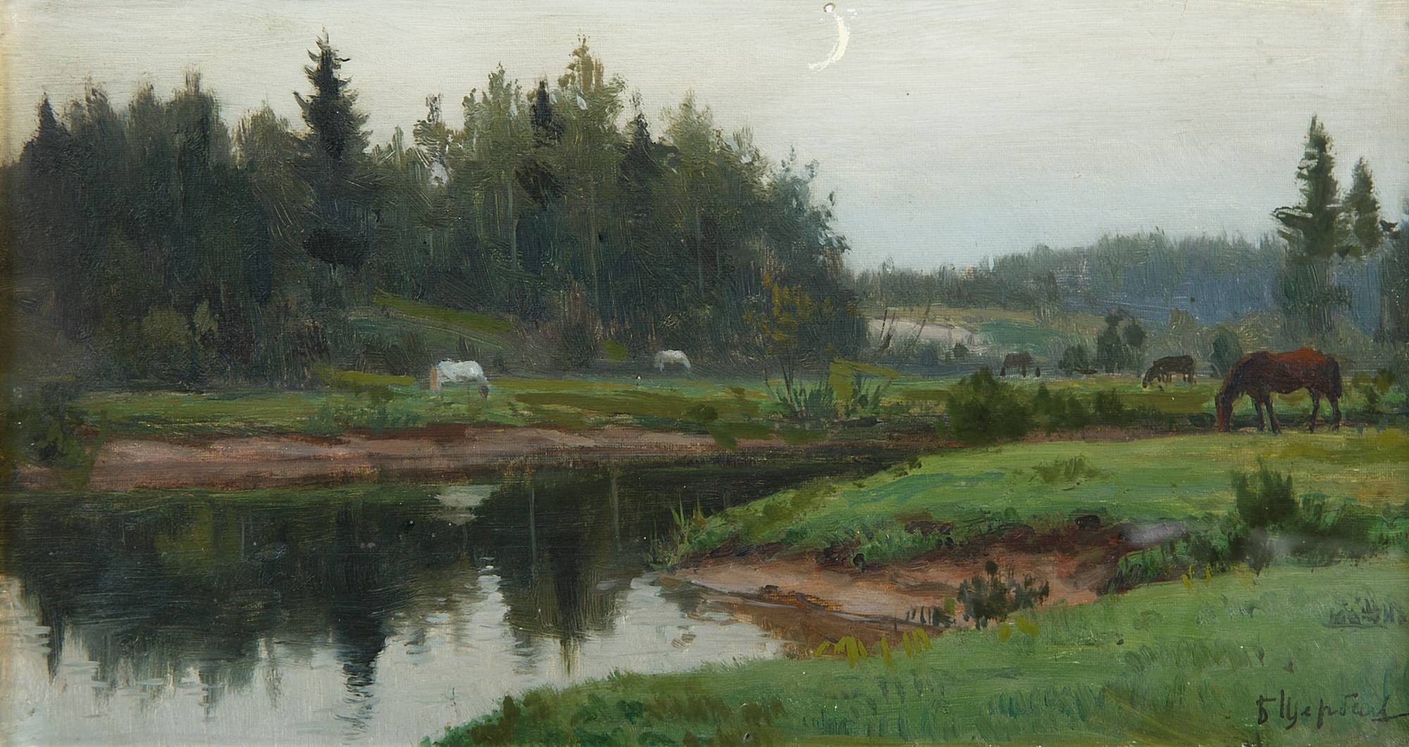 Boris Valentinovich Shcherbakov | By the River | MutualArt