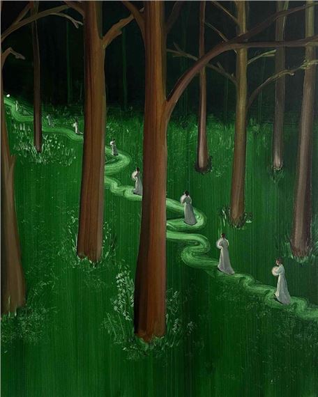 Fireflies by Monika Marchewka, 2022