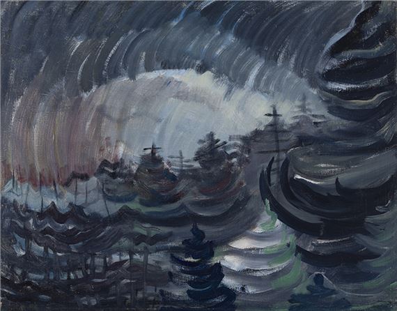 Storm Over Grey Forest by Emily Carr, circa 1931