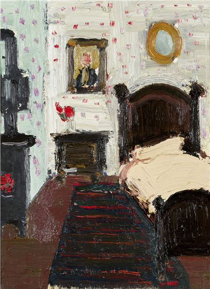 Gästezimmer im Herrenhaus by Leopold Häfliger, 1971