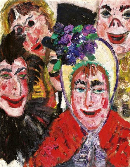 Fasnachtsfigurengruppe by Leopold Häfliger, 1988