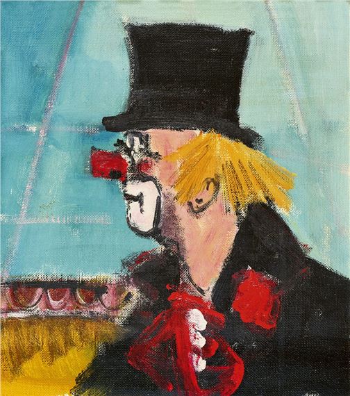 Zirkusclown by Leopold Häfliger, 1980