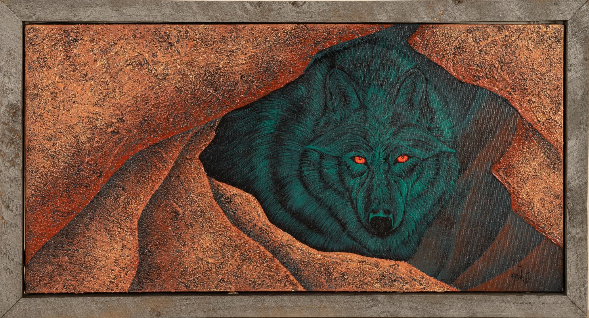 Bill Rabbit Lurking Wolf MutualArt