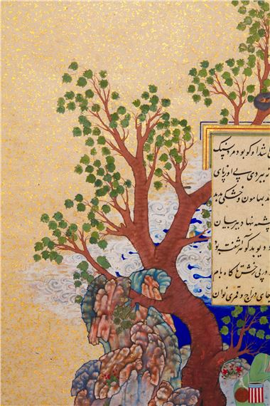 Mirza Ali | Rustam recovers Rakhsh from Afrasiyab's herd, illustrated ...