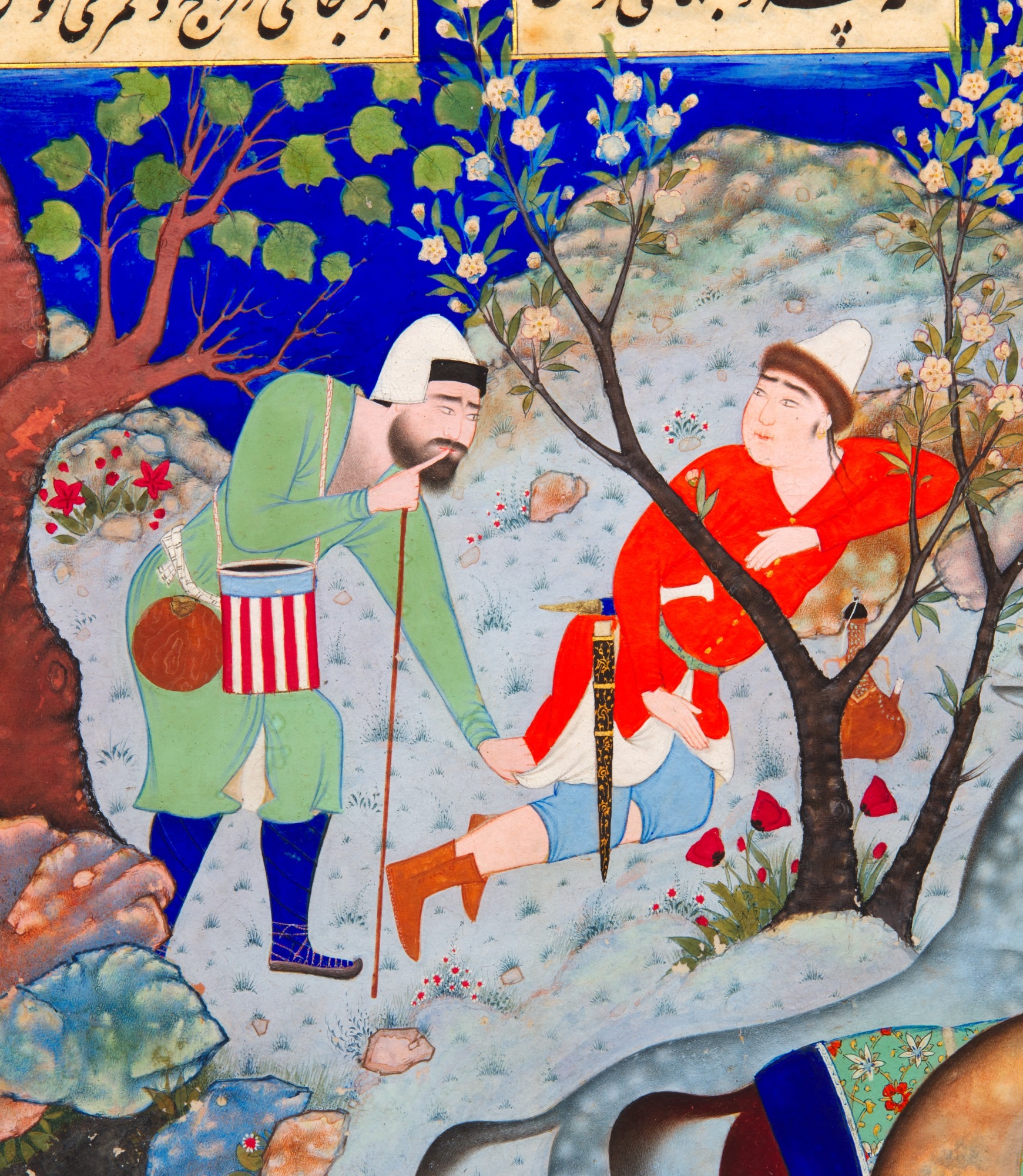 Mirza Ali | Rustam recovers Rakhsh from Afrasiyab's herd, illustrated ...