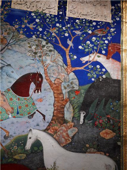 Mirza Ali | Rustam recovers Rakhsh from Afrasiyab's herd, illustrated ...