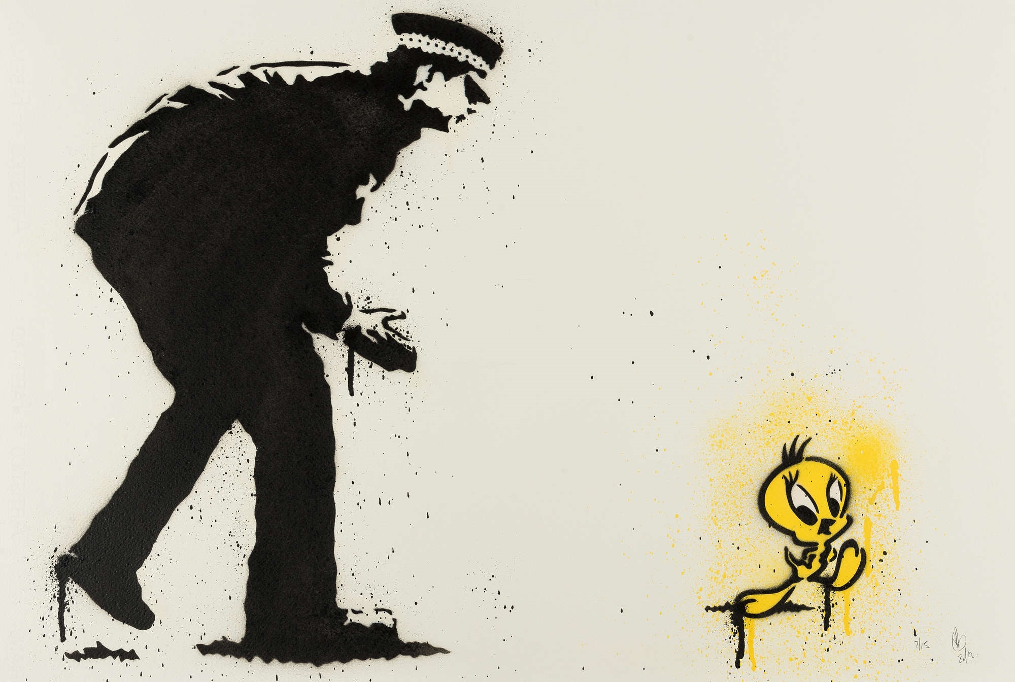 Artwork by European Bob, I Tawt I Taw A..., Made of Screenprint