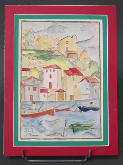 Ramiro Arrue | Port Cantabrique (Pasajes de San Juan) (1960) | MutualArt