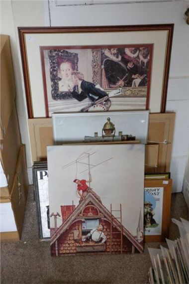 Norman Rockwell (After). New Television Antenna