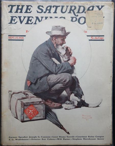 A collection of 16 issues of The Saturday Evening Post with illustrated covers by Rockwell. To include seven issues from 1924, five issues from 1925 by Norman Rockwell, 1924, 1925, 1926