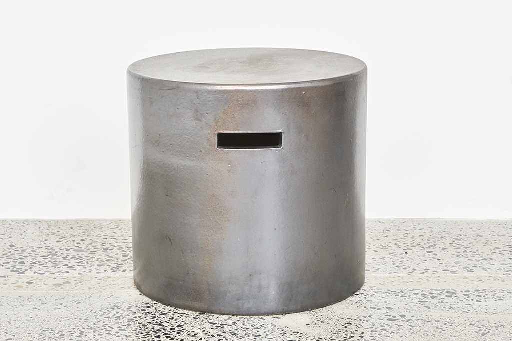 Artwork by Cameron Williams, Side Table, Made of metallic glaze