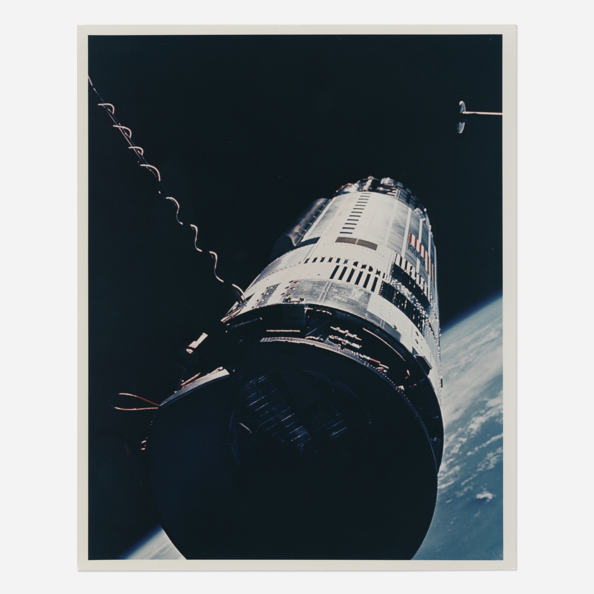 Buzz Aldrin | The Agena almost touching the Gemini spacecraft orbiting ...