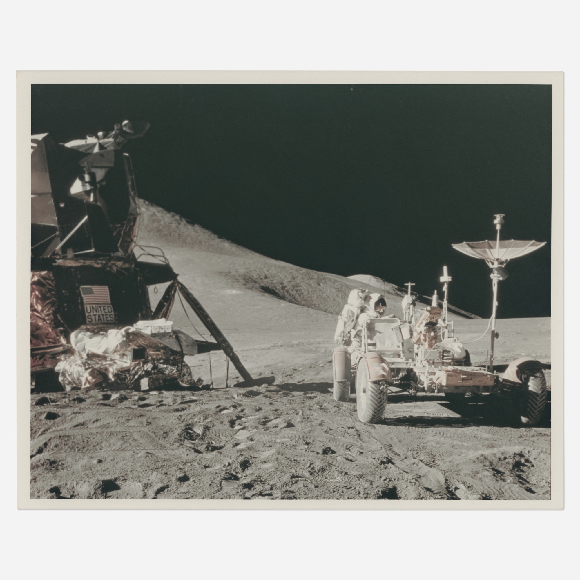 David Scott | James Irwin with the Lunar Rover at Hadley Base, David ...