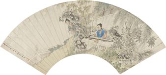 Bamboo garden playing the piano - Yu Ji
