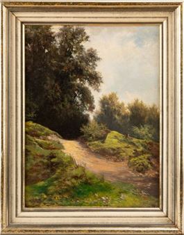 Sommerlicher Waldweg - Karl le Feubure