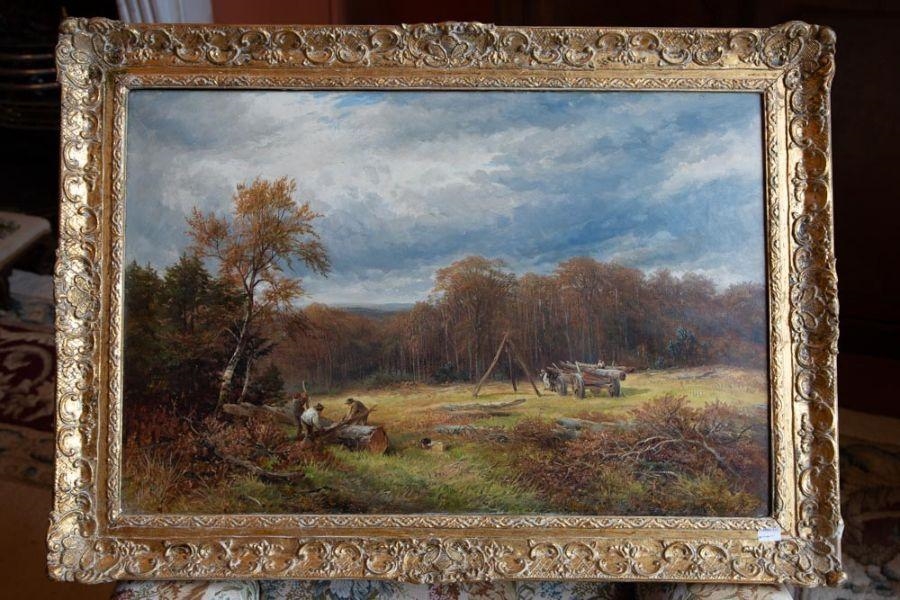 George Turner | George Turner the Younger (1843-1910) Timber Clearing ...