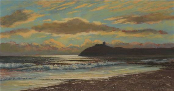 Irish headland landscape, a nocturne, by Neville Henderson